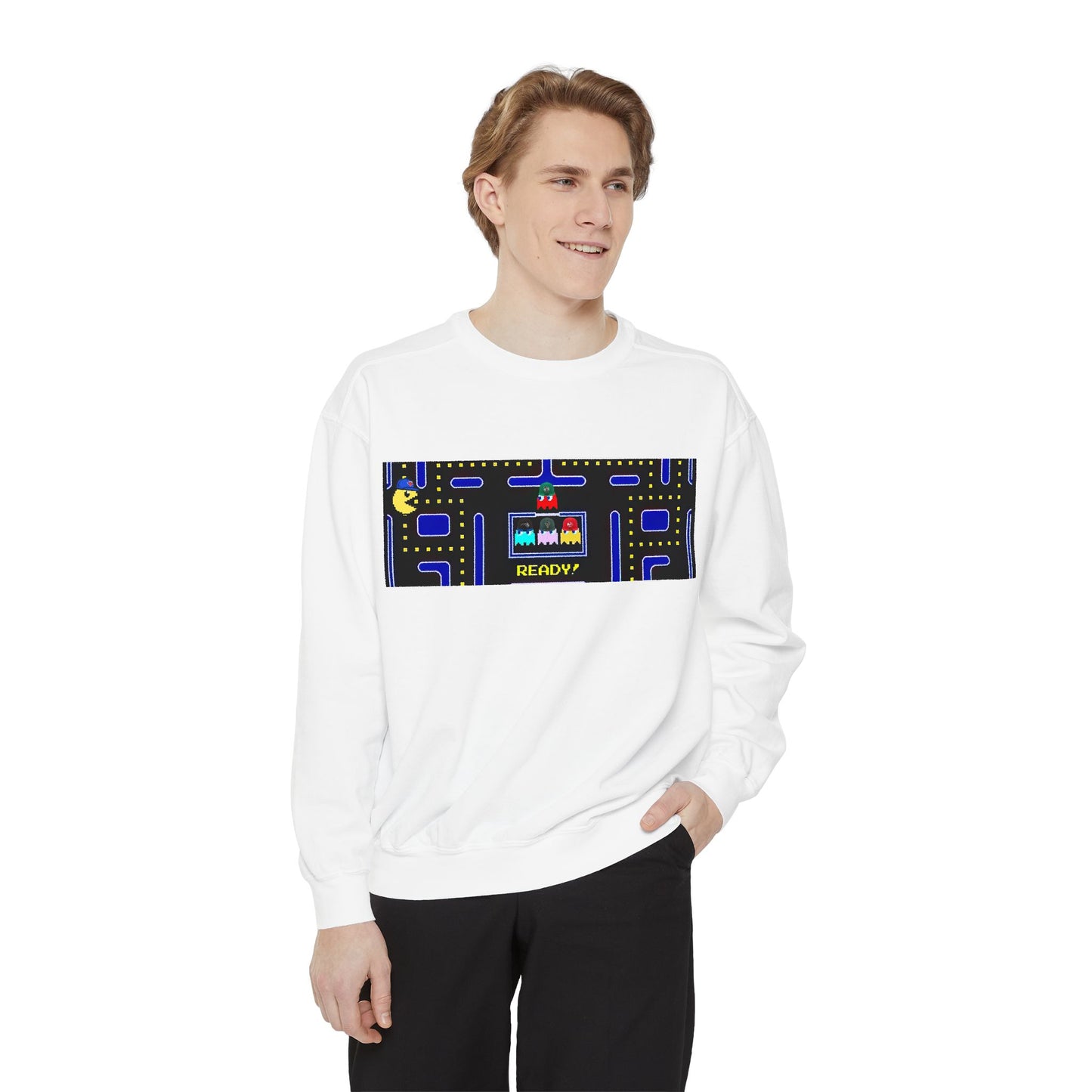🏀🕹️ Retro Arcade Maze Knicks Sweatshirt – My City is Everything Crewneck
