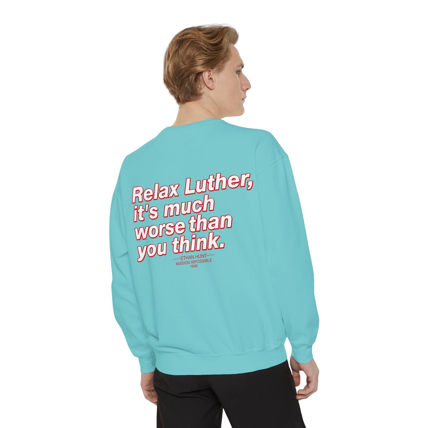 Oliver Outside Mission Impossible Crewneck – Bear on a Mission