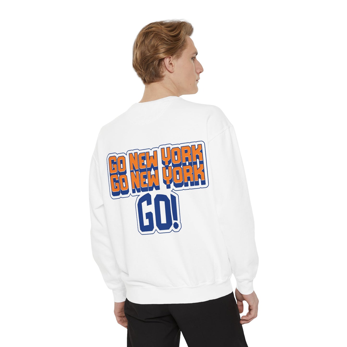 Oliver Outside Knicks Fan Crewneck – NYC Spirit in Every Stitch