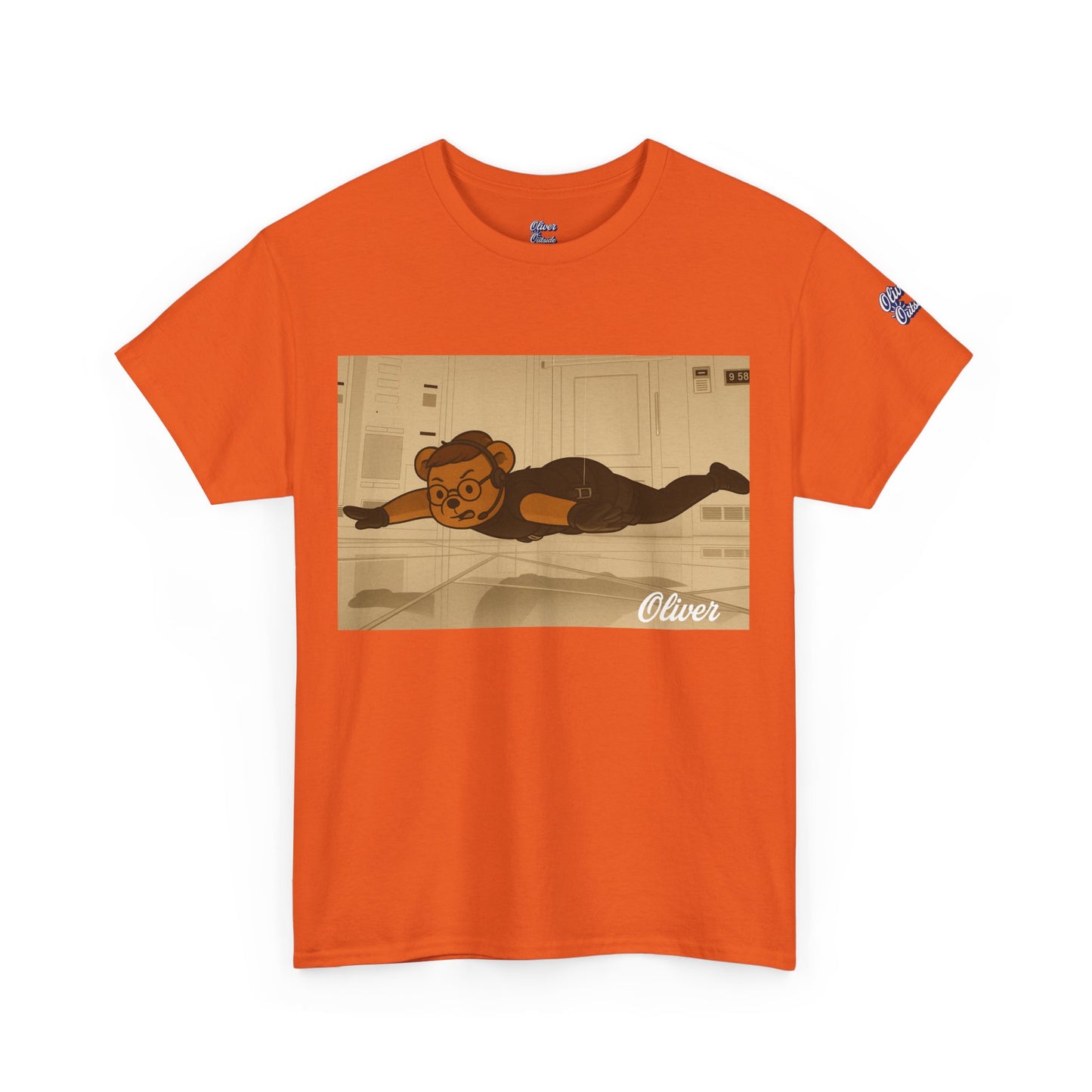 Oliver Outside Mission Impossible Parody Tee – Stealth Mode Bear