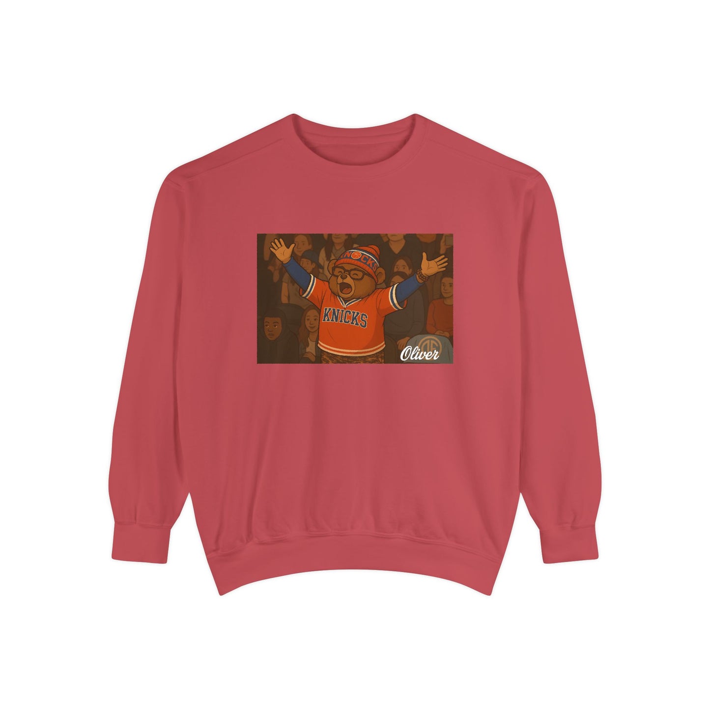 Oliver Outside Knicks Fan Crewneck – NYC Spirit in Every Stitch