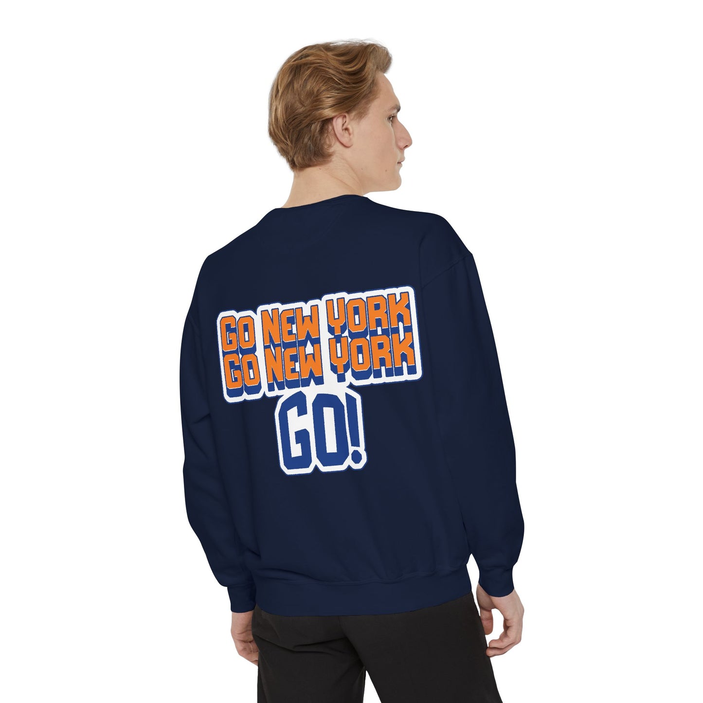 Oliver Outside Knicks Fan Crewneck – NYC Spirit in Every Stitch