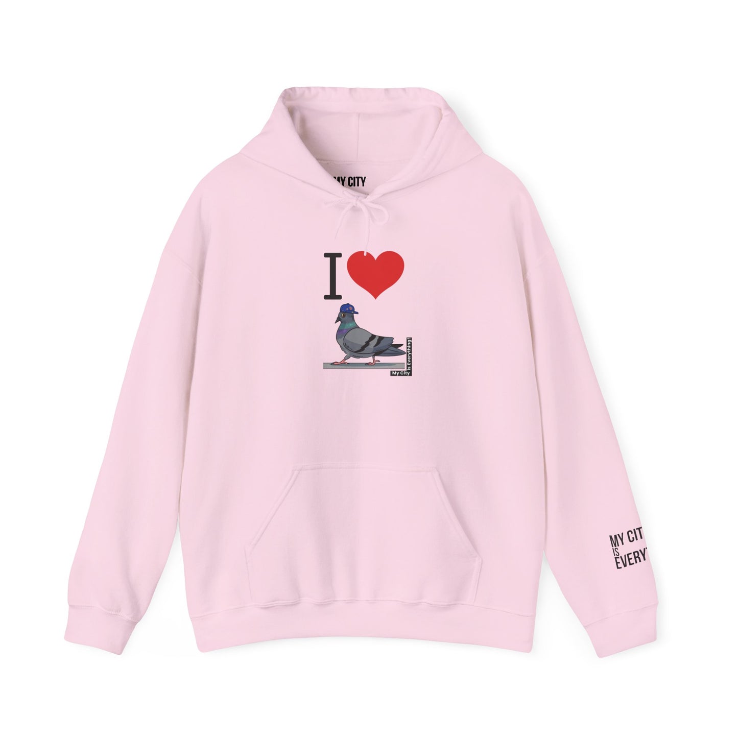 I Love My Yankees Pigeon Hoodie – Streetwise Urban Drop by My City Is Everything!