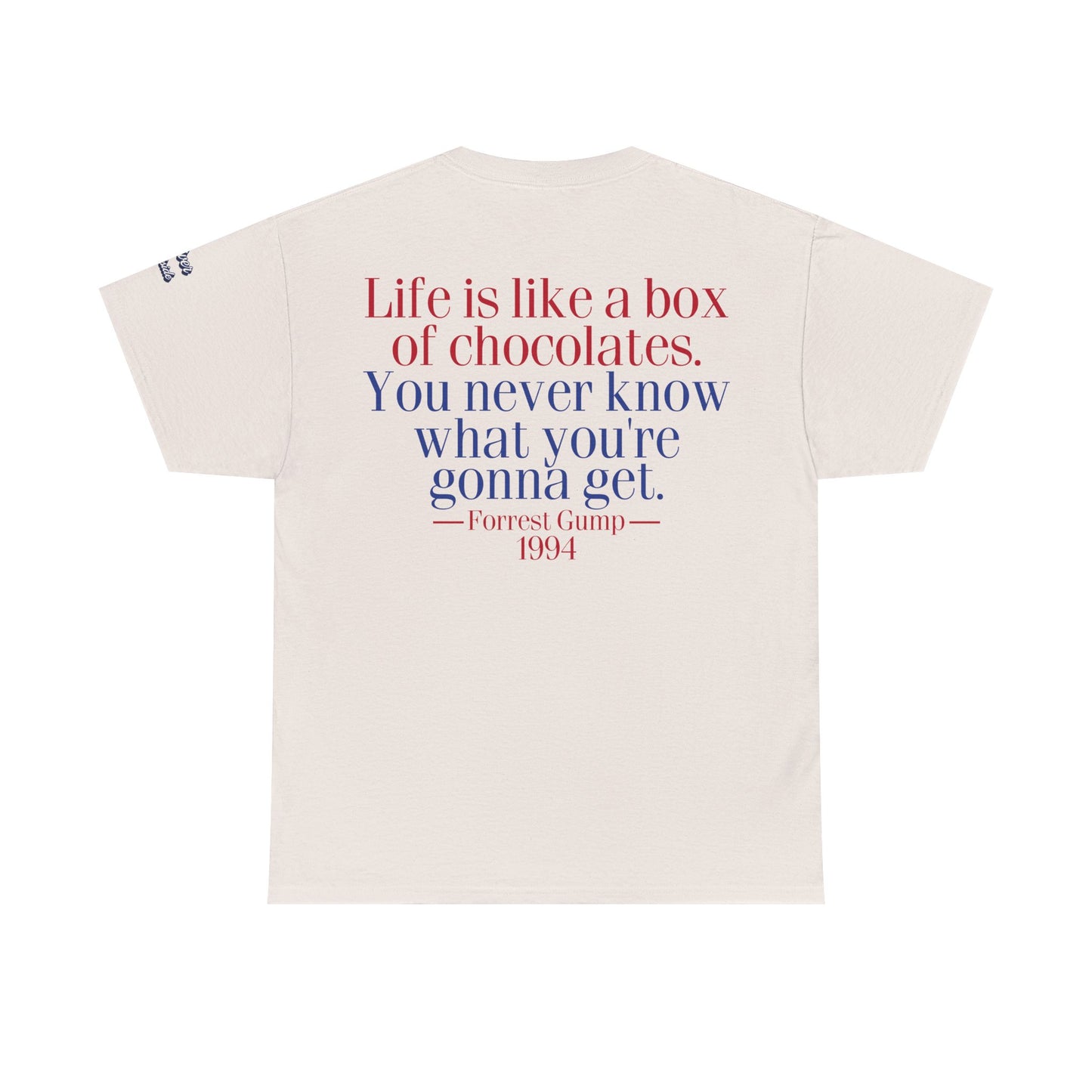 Oliver Outside Forrest Gump Parody Tee – Bench Time Classic