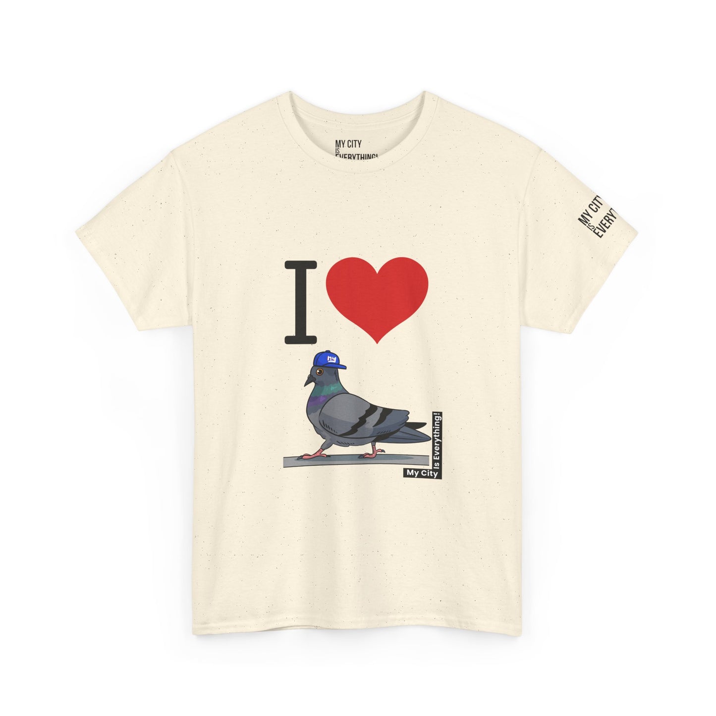 I ❤️ My City Pigeon Tee – Giants Cap Edition | My City Is Everything!