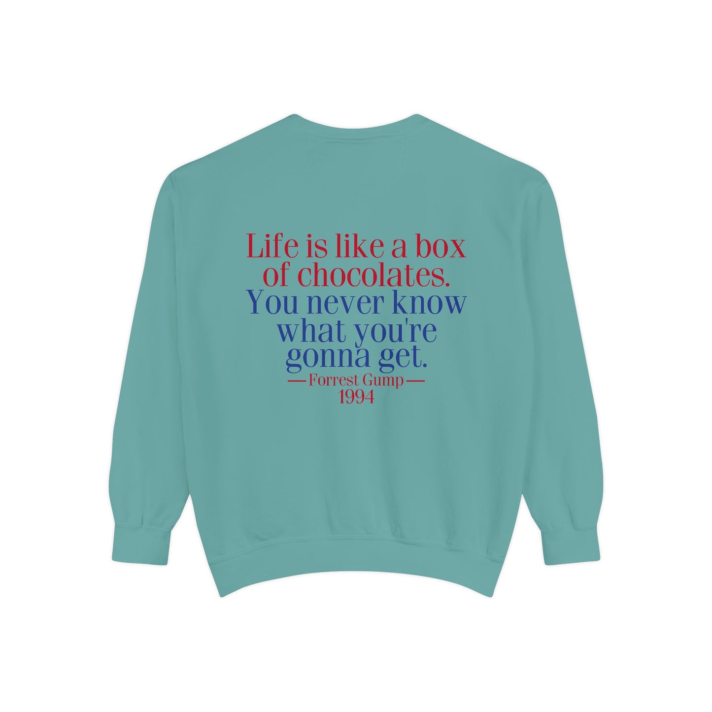 Oliver Outside Forrest Gump Parody Crewneck – Life is Bear-tiful