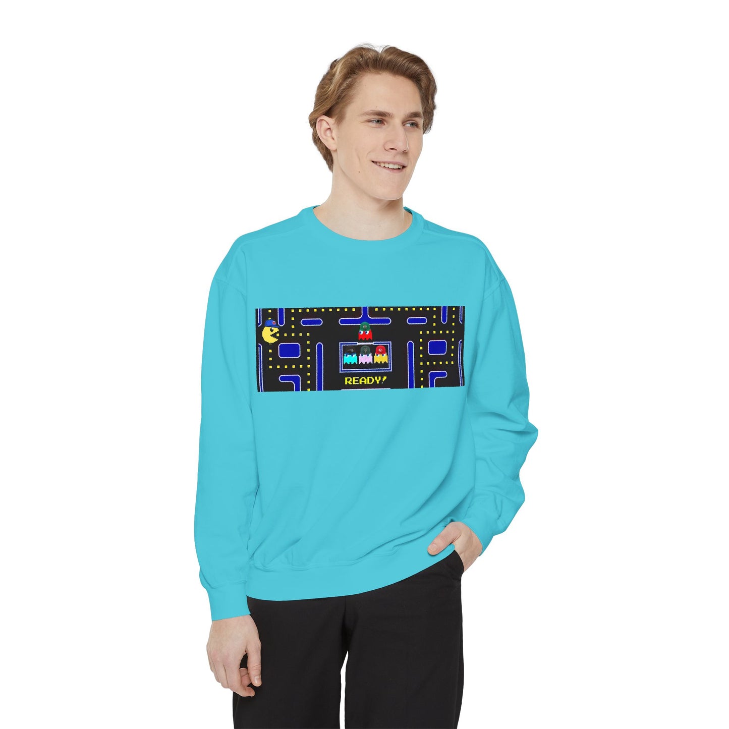 🏀🕹️ Retro Arcade Maze Knicks Sweatshirt – My City is Everything Crewneck