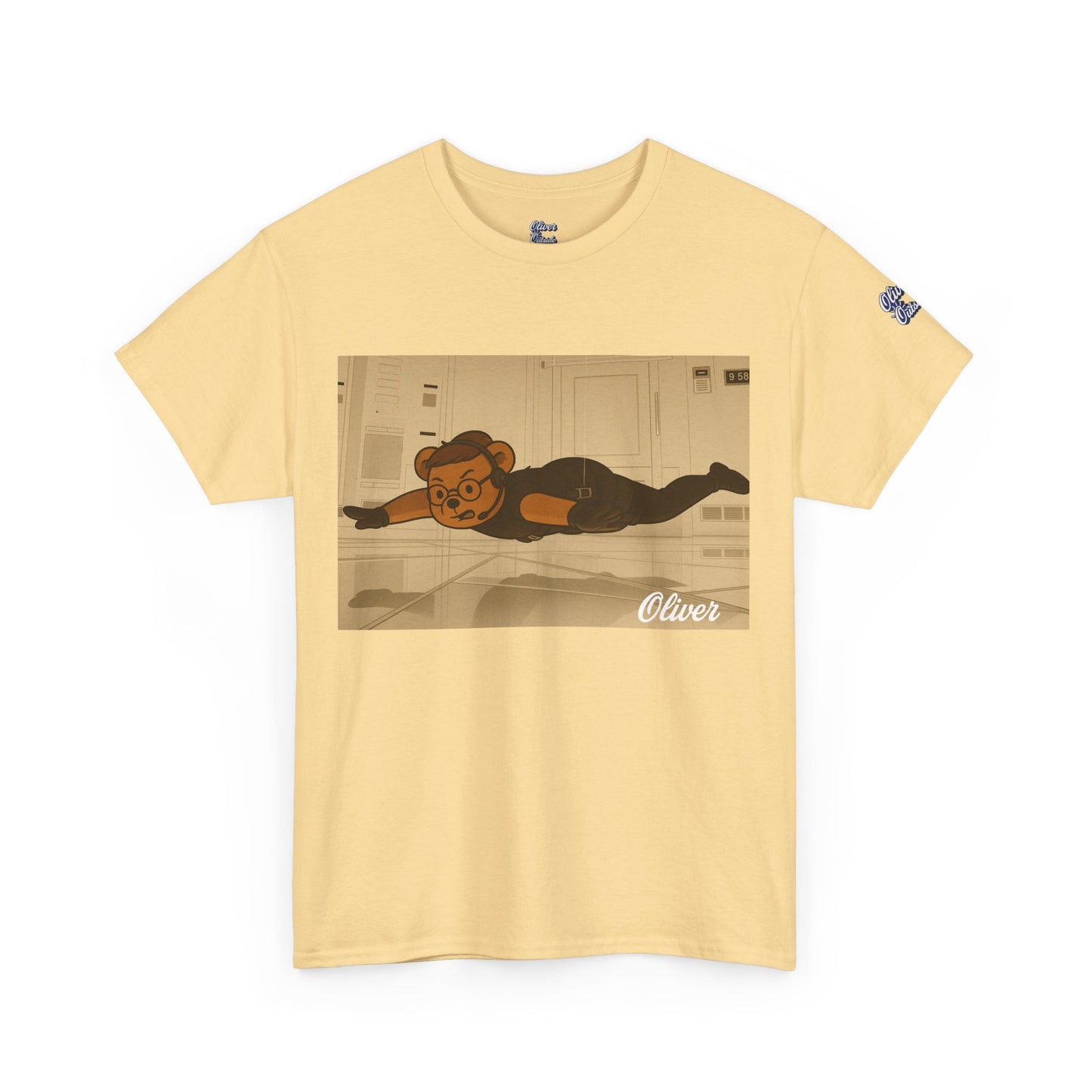 Oliver Outside Mission Impossible Parody Tee – Stealth Mode Bear
