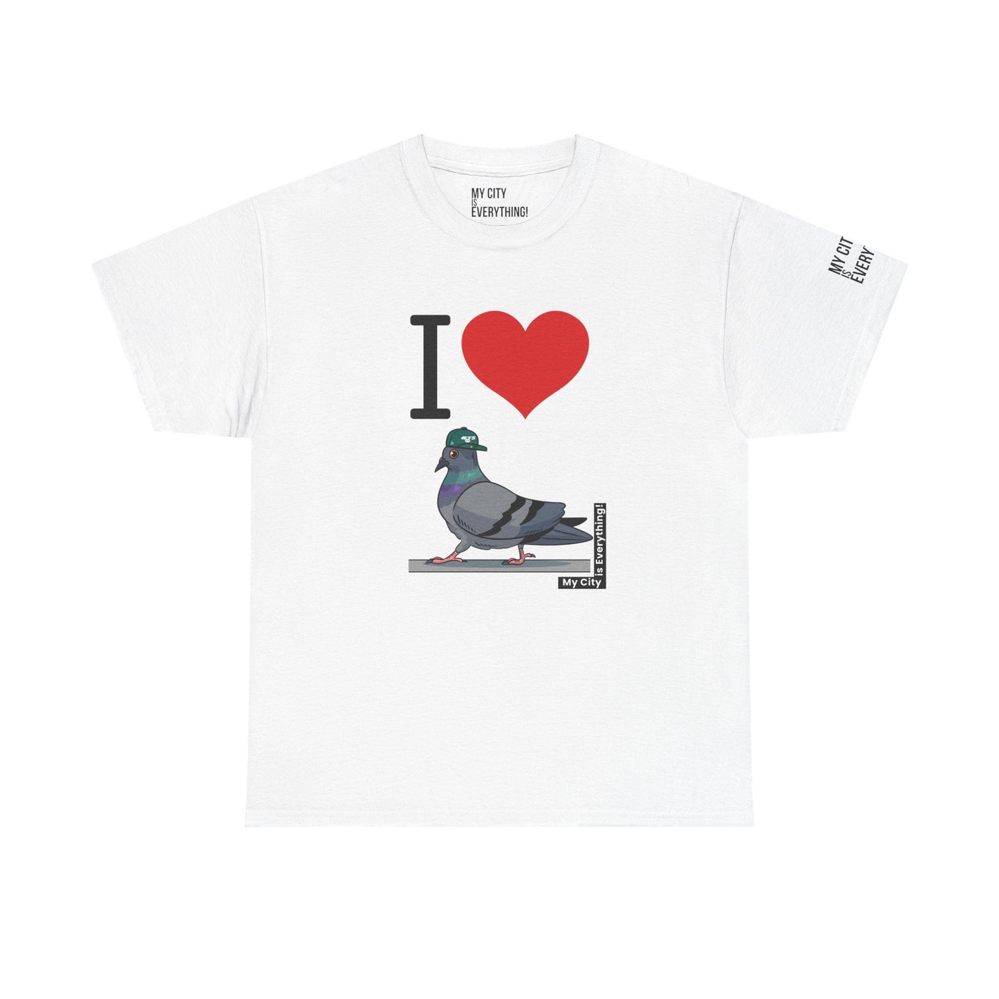 I ❤️ My City Pigeon Tee – Jets Street Bird Remix | My City Is Everything!