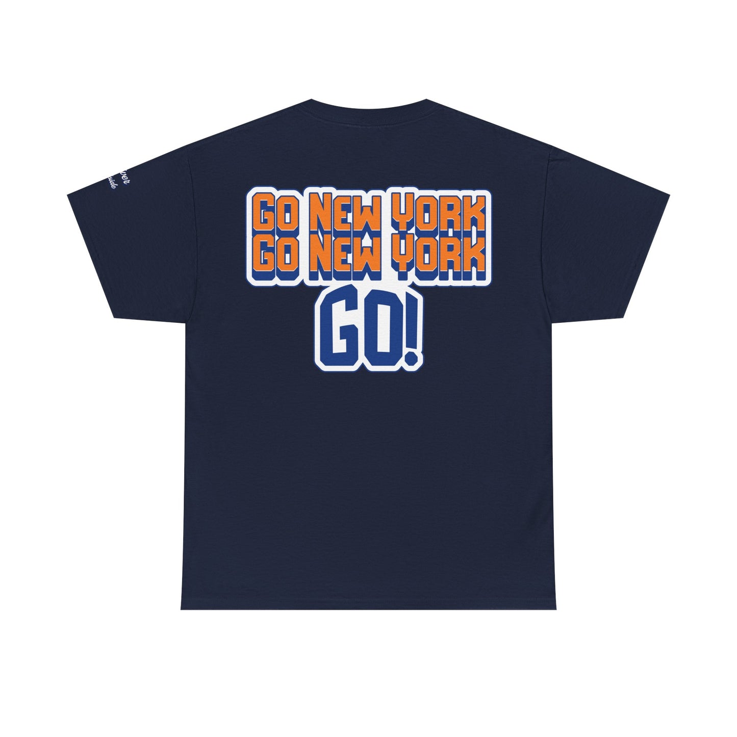 Oliver Outside Knicks Fan Tee – Courtside Energy Bear Style