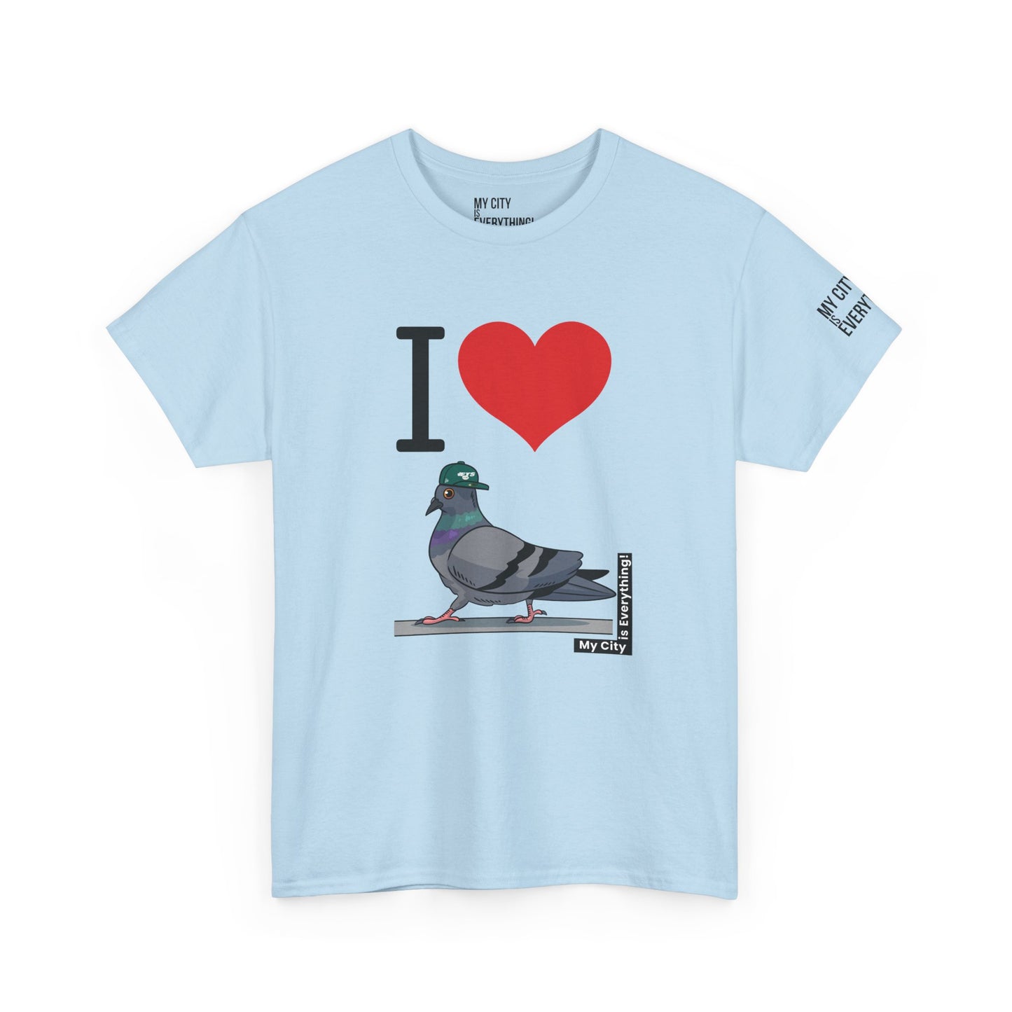 I ❤️ My City Pigeon Tee – Jets Street Bird Remix | My City Is Everything!