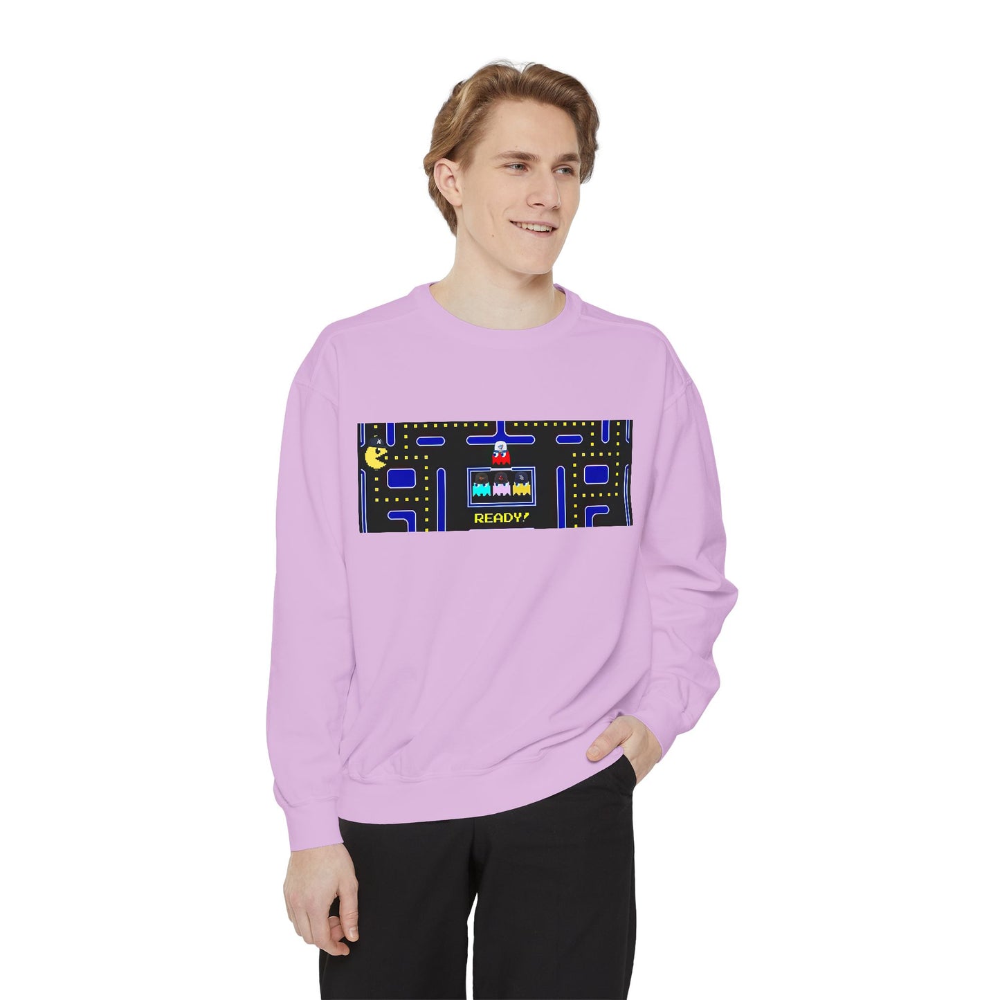 ⚾🕹️ Retro Arcade Maze Yankee Sweatshirt – My City is Everything Crewneck