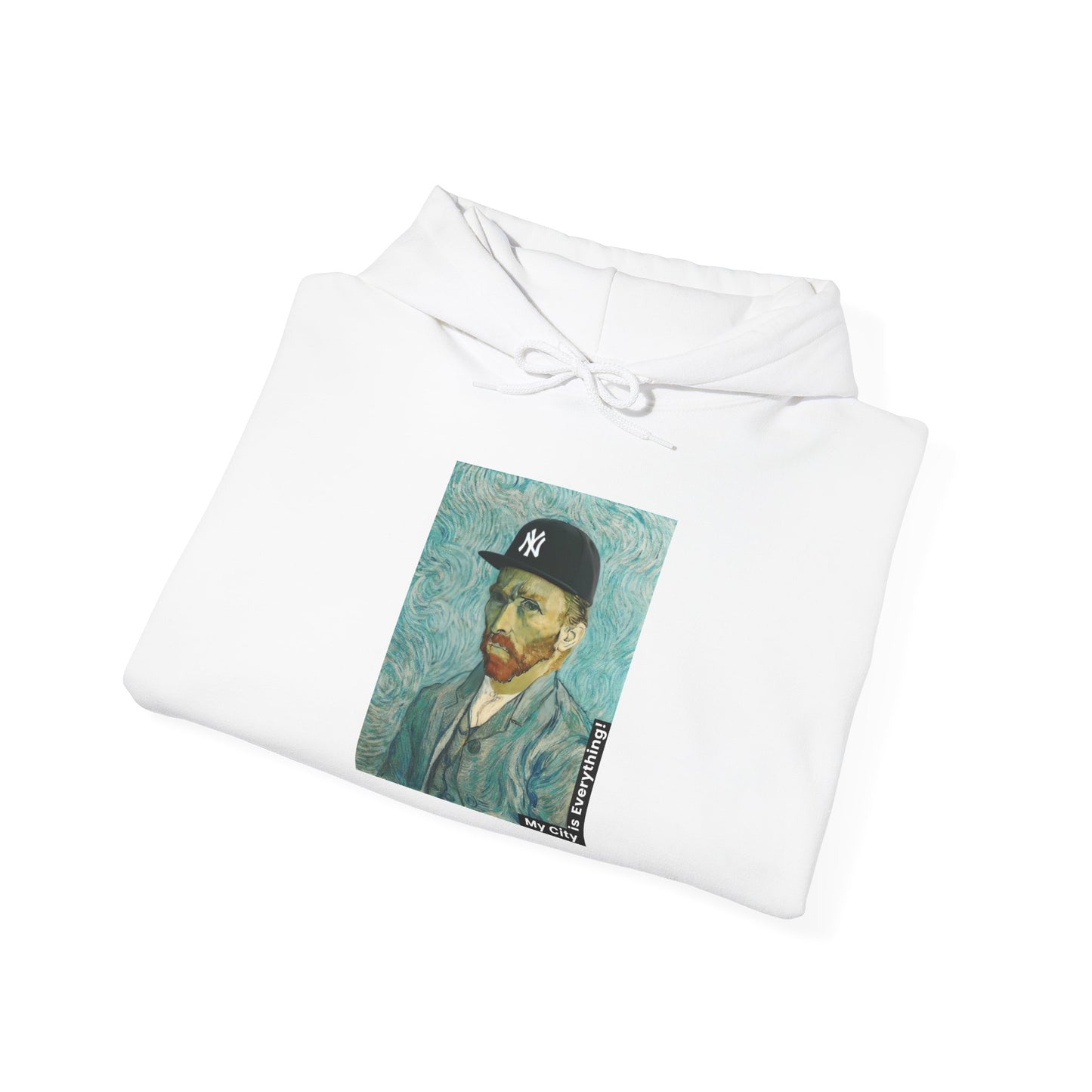 Van Gogh Yankees Hat Hoodie
