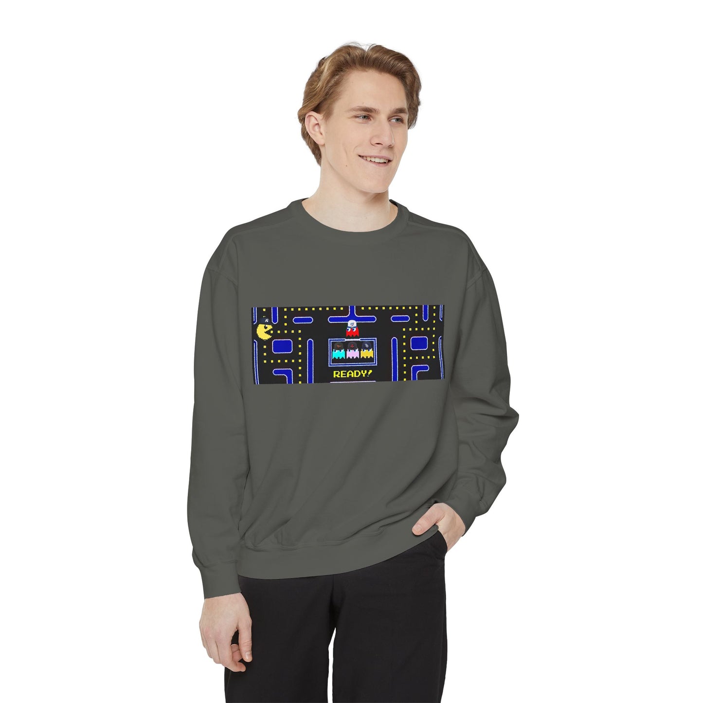 ⚾️🕹️ Retro Arcade Maze Yankee Sweatshirt – My City is Everything Crewneck