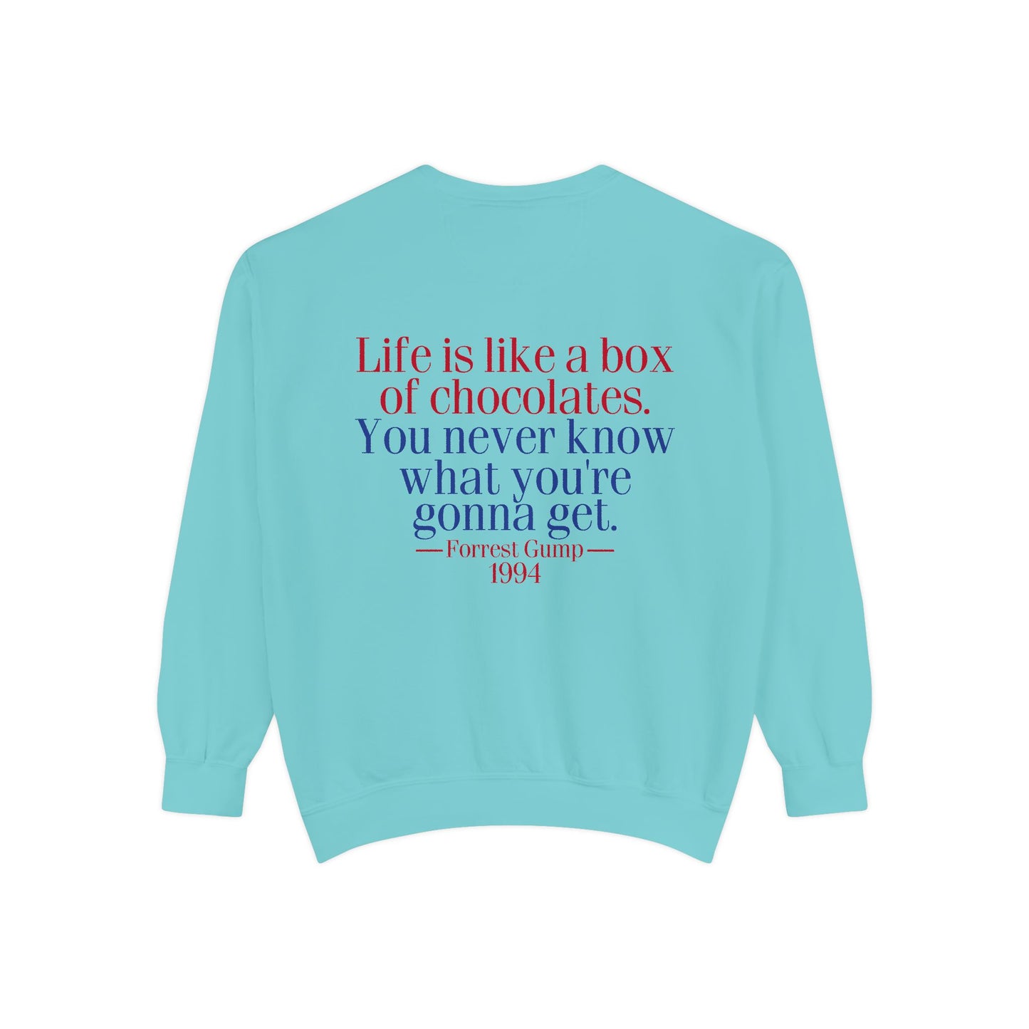 Oliver Outside Forrest Gump Parody Crewneck – Life is Bear-tiful