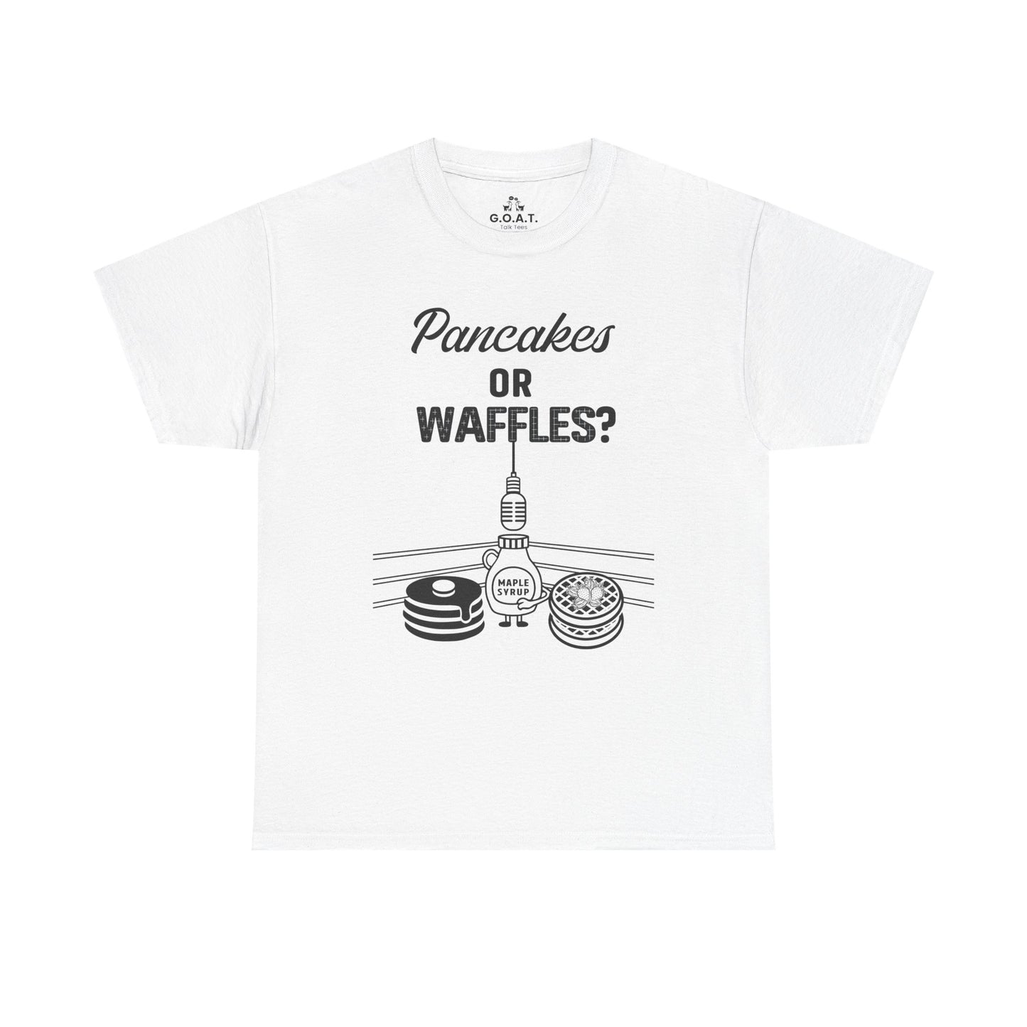 🥞/🧇Pancakes vs. Waffles Tee – Breakfast Debate Shirt