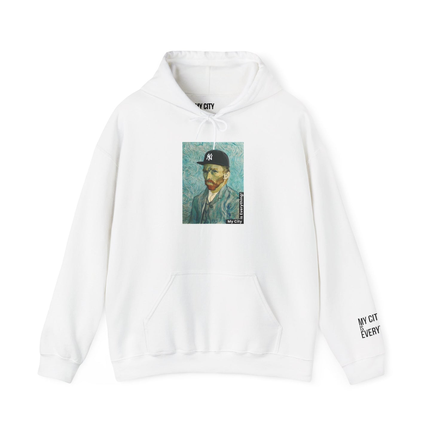 Van Gogh Yankees Hat Hoodie