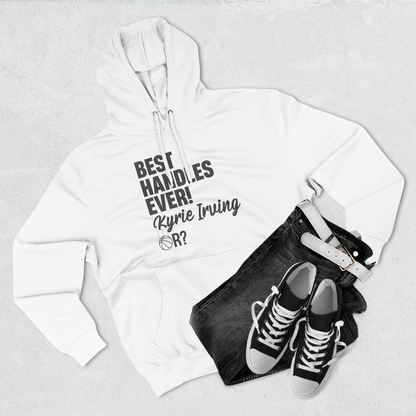 🏀 Best Handles Ever? Kyrie Irving Basketball Debate HOODIE | G.O.A.T. Talk Tees Limited Edition HOODIE