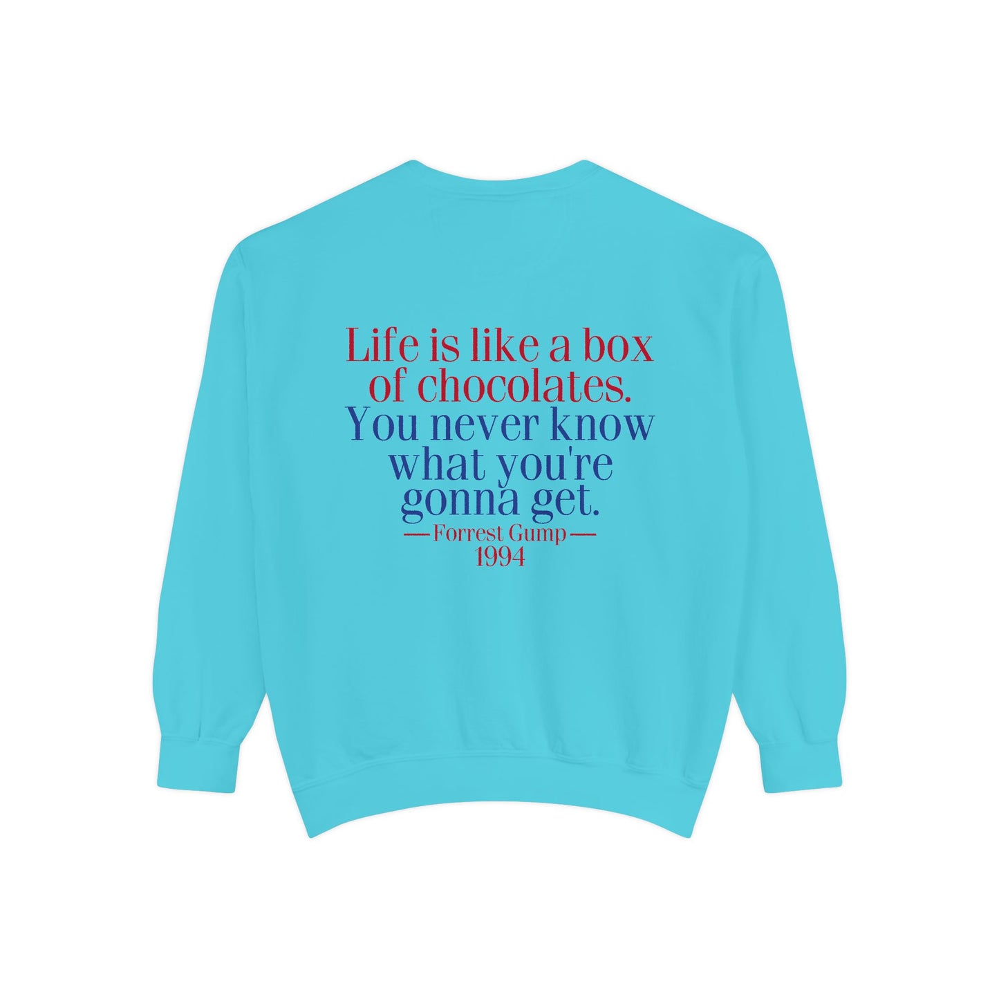 Oliver Outside Forrest Gump Parody Crewneck – Life is Bear-tiful