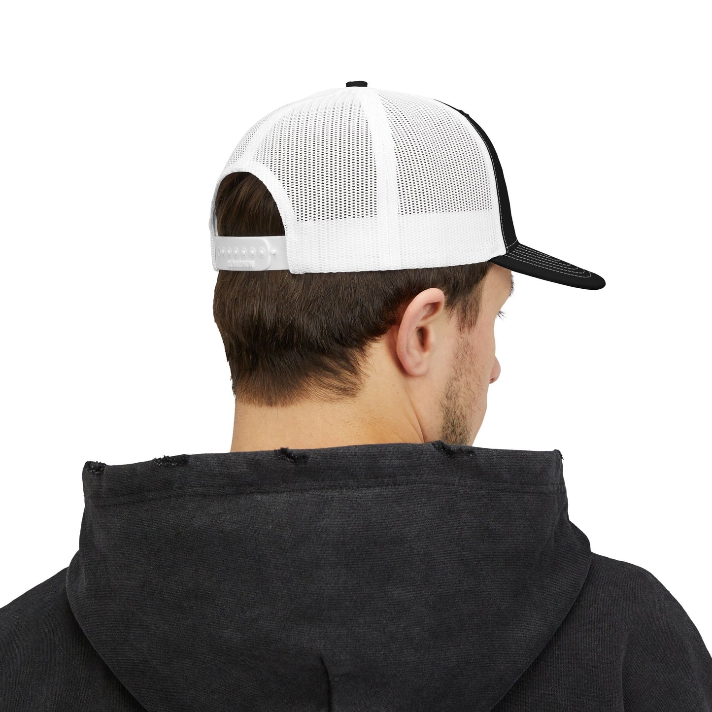 White Logo G.O.A.T. Talk Tees Trucker Hat – Classic Sports Debate Cap