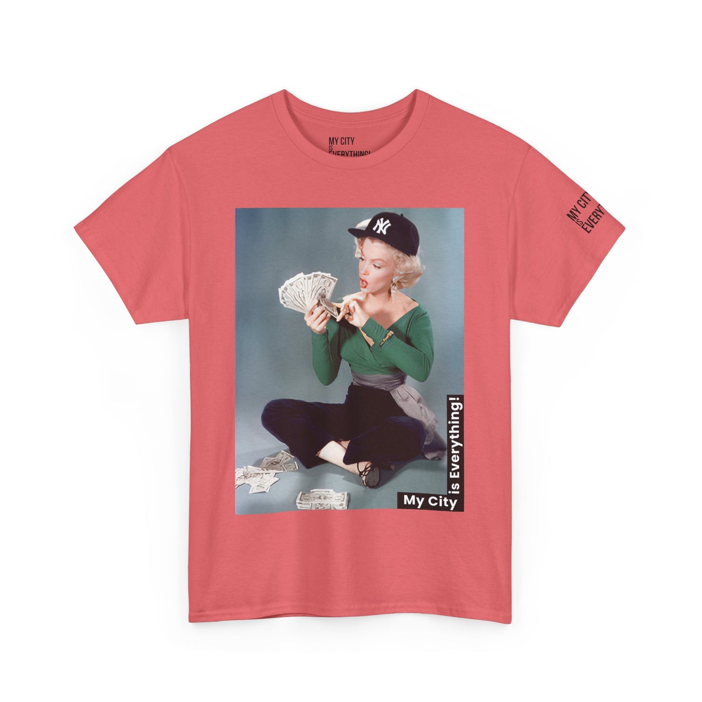 Marilyn x Money x Yankees Tee – Vintage Icon Remix | My City Is Everything!