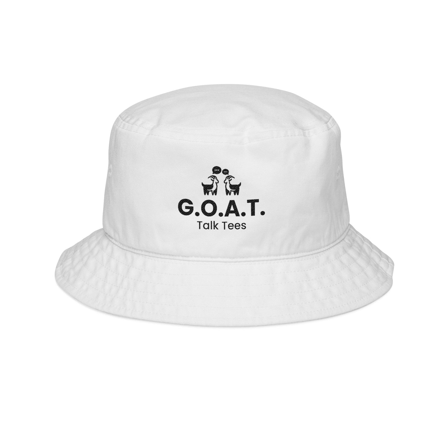 G.O.A.T. Talk Tees Bucket Hat – Embroidered Streetwear Classic