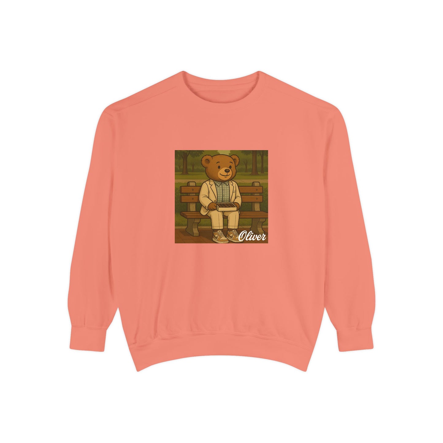 Oliver Outside Forrest Gump Parody Crewneck – Life is Bear-tiful