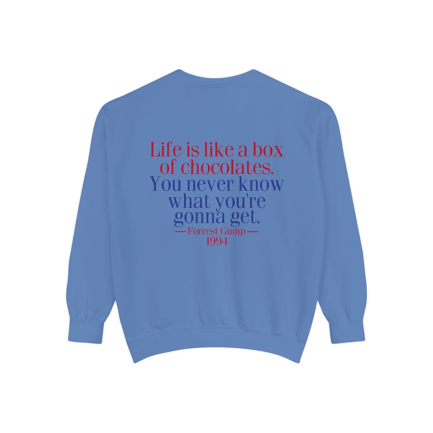 Oliver Outside Forrest Gump Parody Crewneck – Life is Bear-tiful