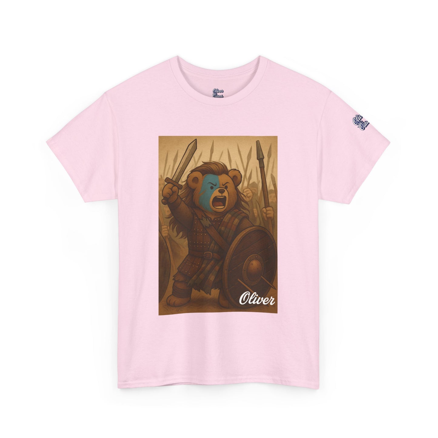 Oliver Outside Braveheart Parody Tee – Freedom Roar Bear