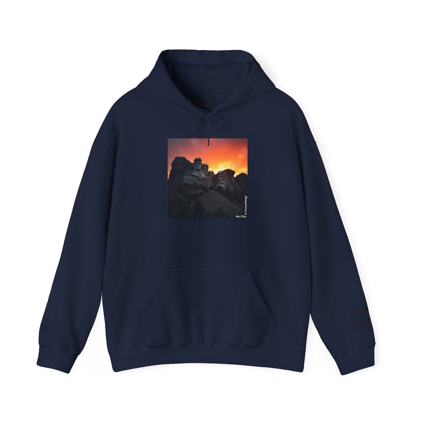Mt. Rushmore Yankees Cap Hoodie – My City Is Everything | Founding Icons Streetwear