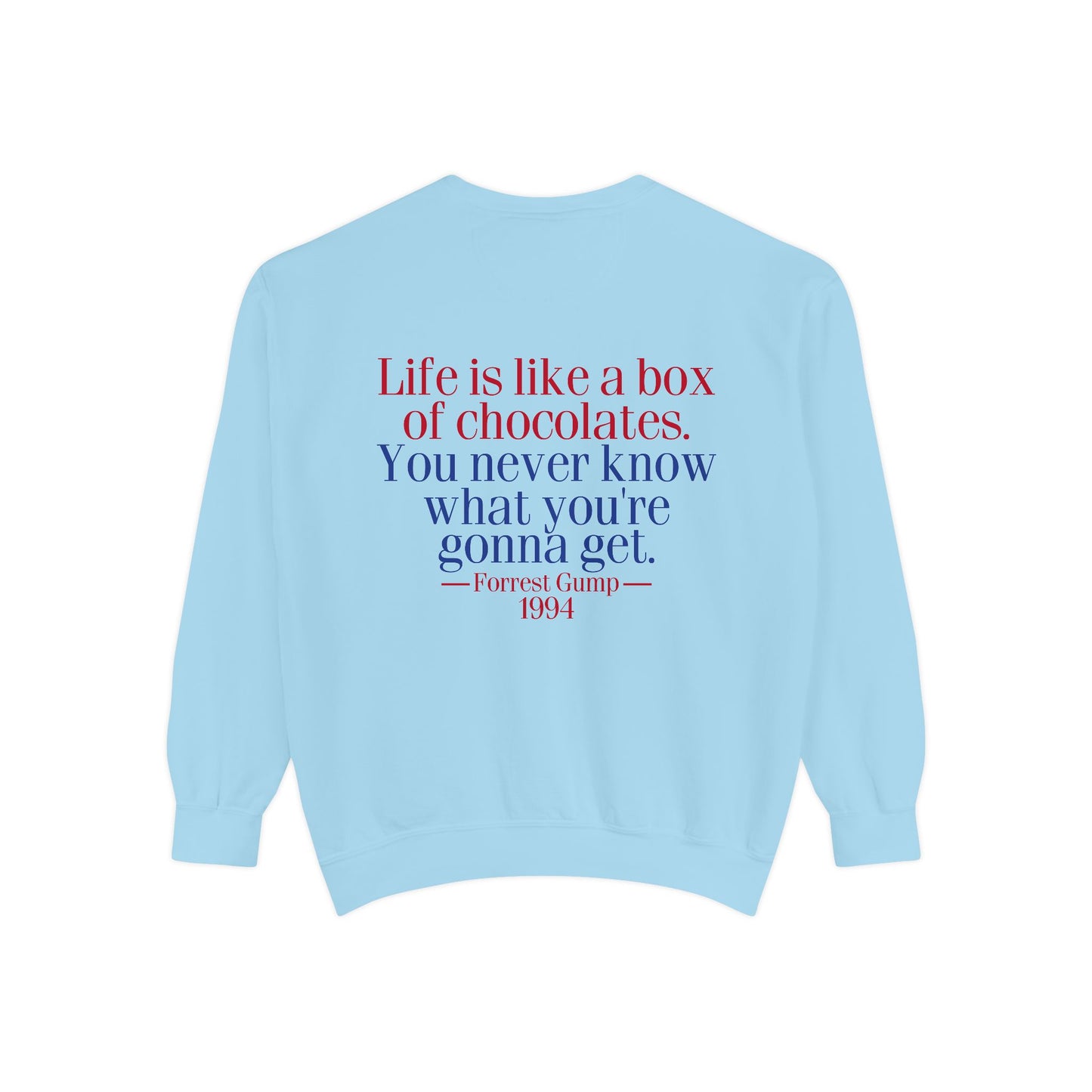 Oliver Outside Forrest Gump Parody Crewneck – Life is Bear-tiful