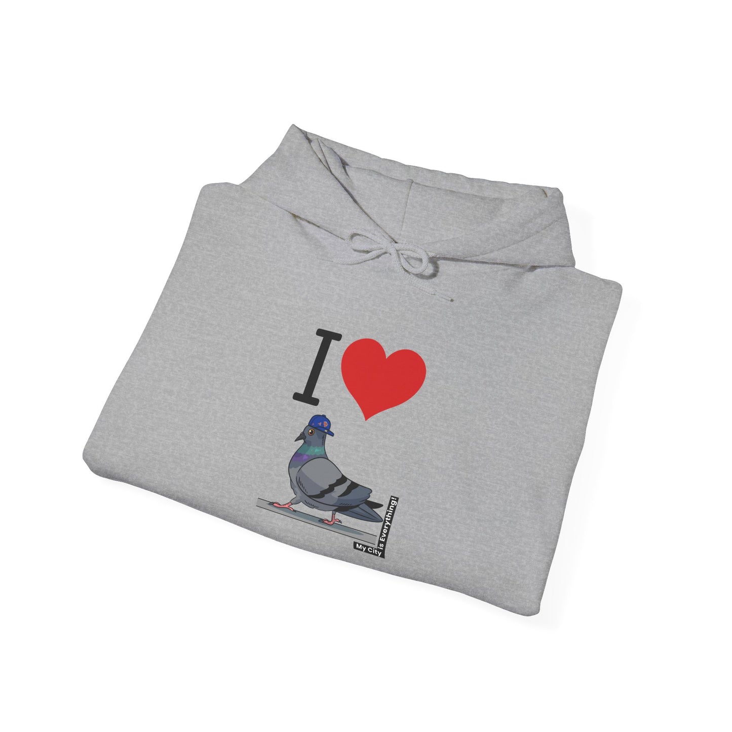 I Love My Yankees Pigeon Hoodie – Streetwise Urban Drop by My City Is Everything!