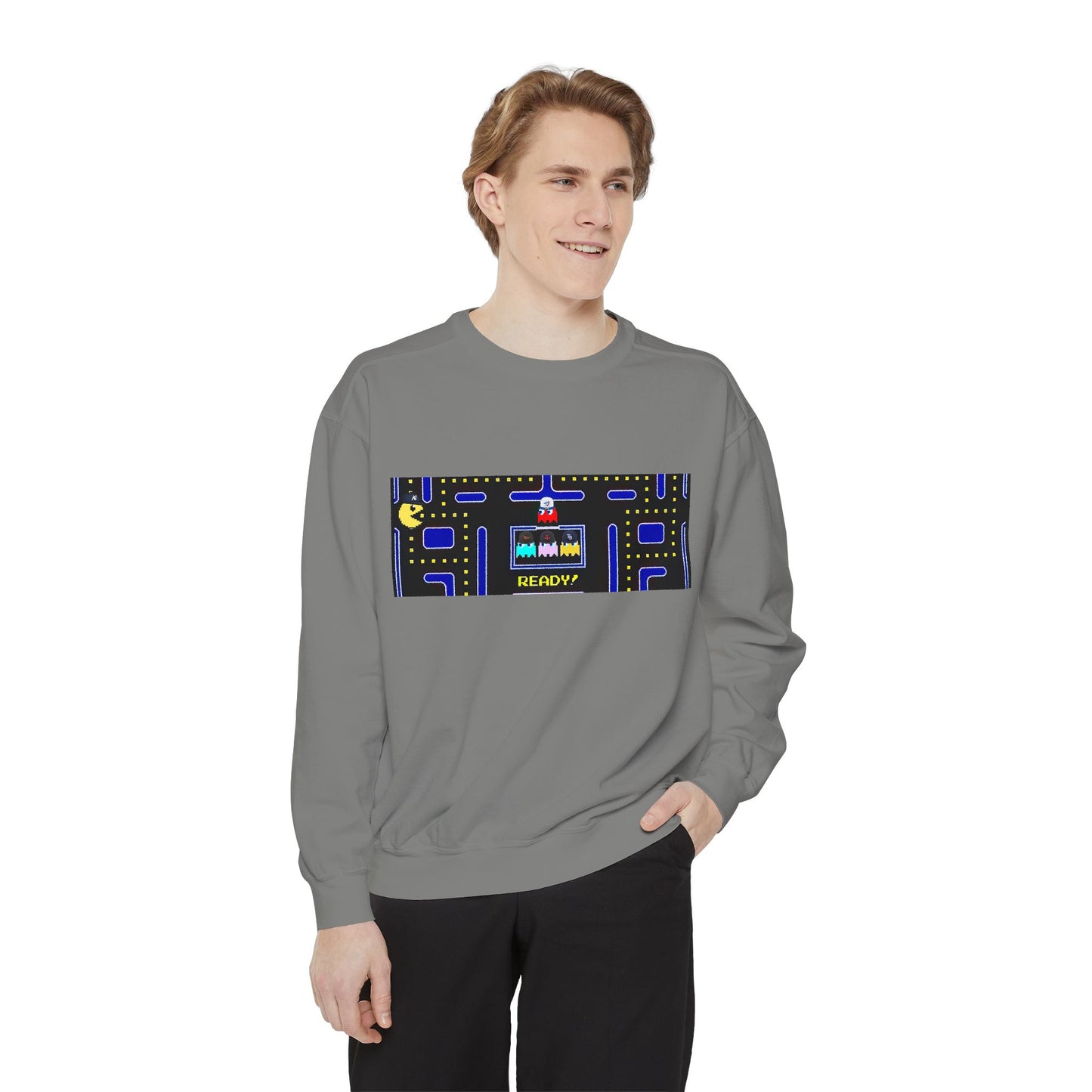 ⚾️🕹️ Retro Arcade Maze Yankee Sweatshirt – My City is Everything Crewneck
