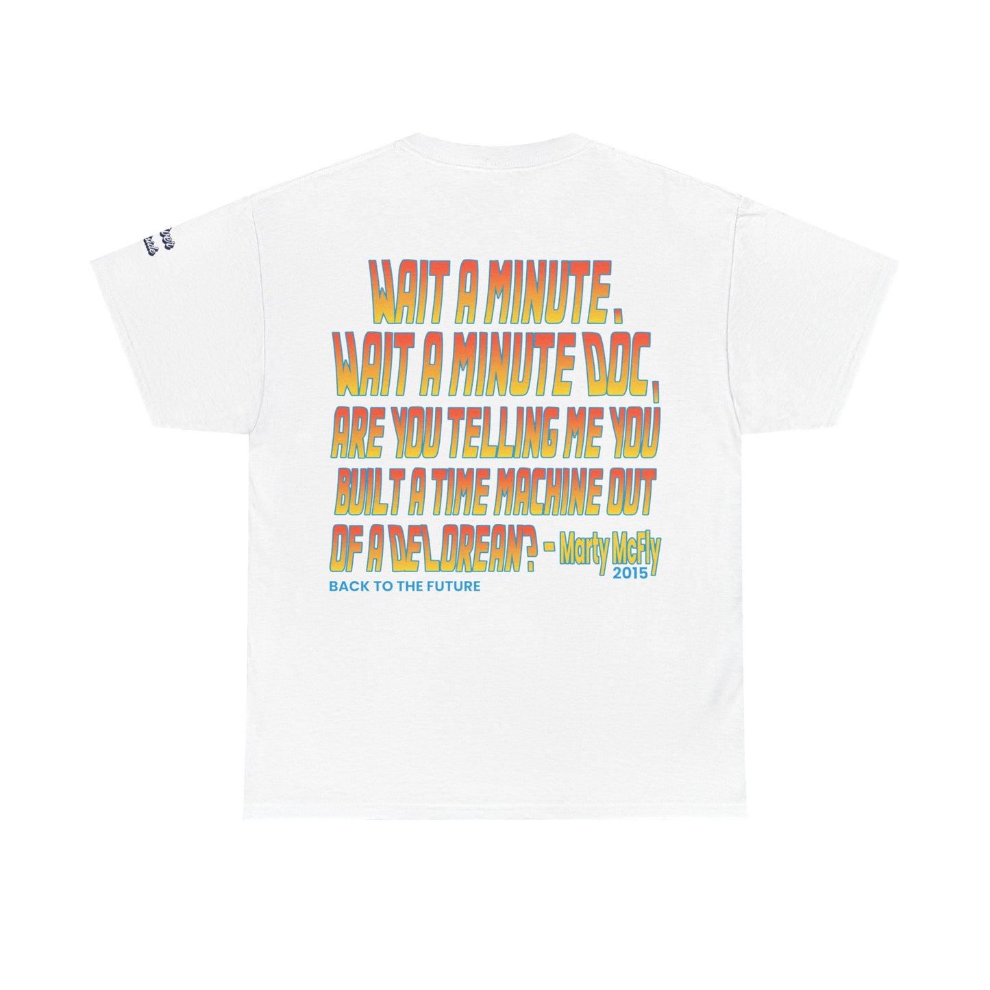 Oliver Outside Back to the Future Parody Tee – Retro Bear Style