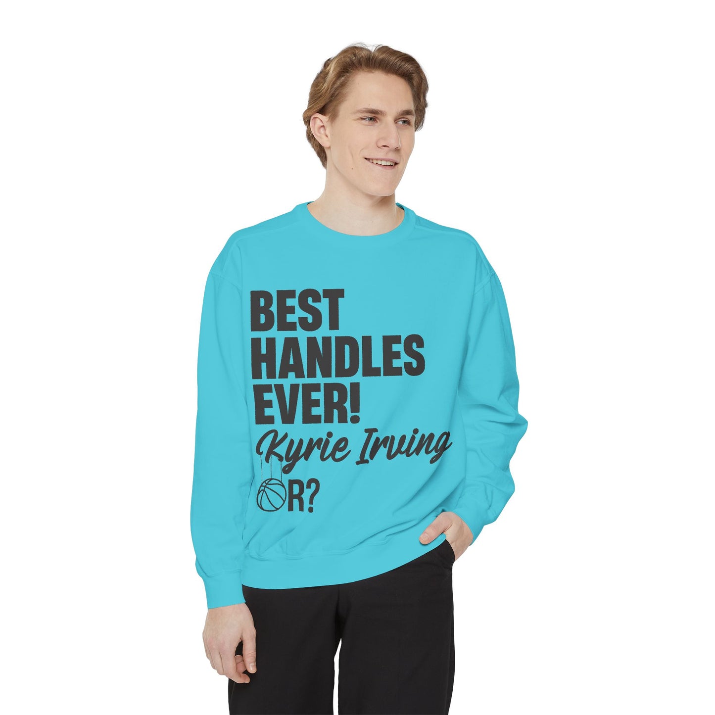 đ Best Handles Ever? Kyrie Irving Sweatshirt â G.O.A.T. Talk Tees Collectorâs Edition