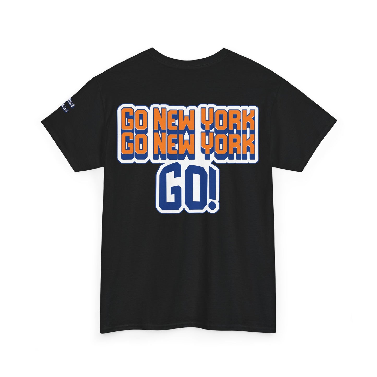 Oliver Outside Knicks Fan Tee – Courtside Energy Bear Style