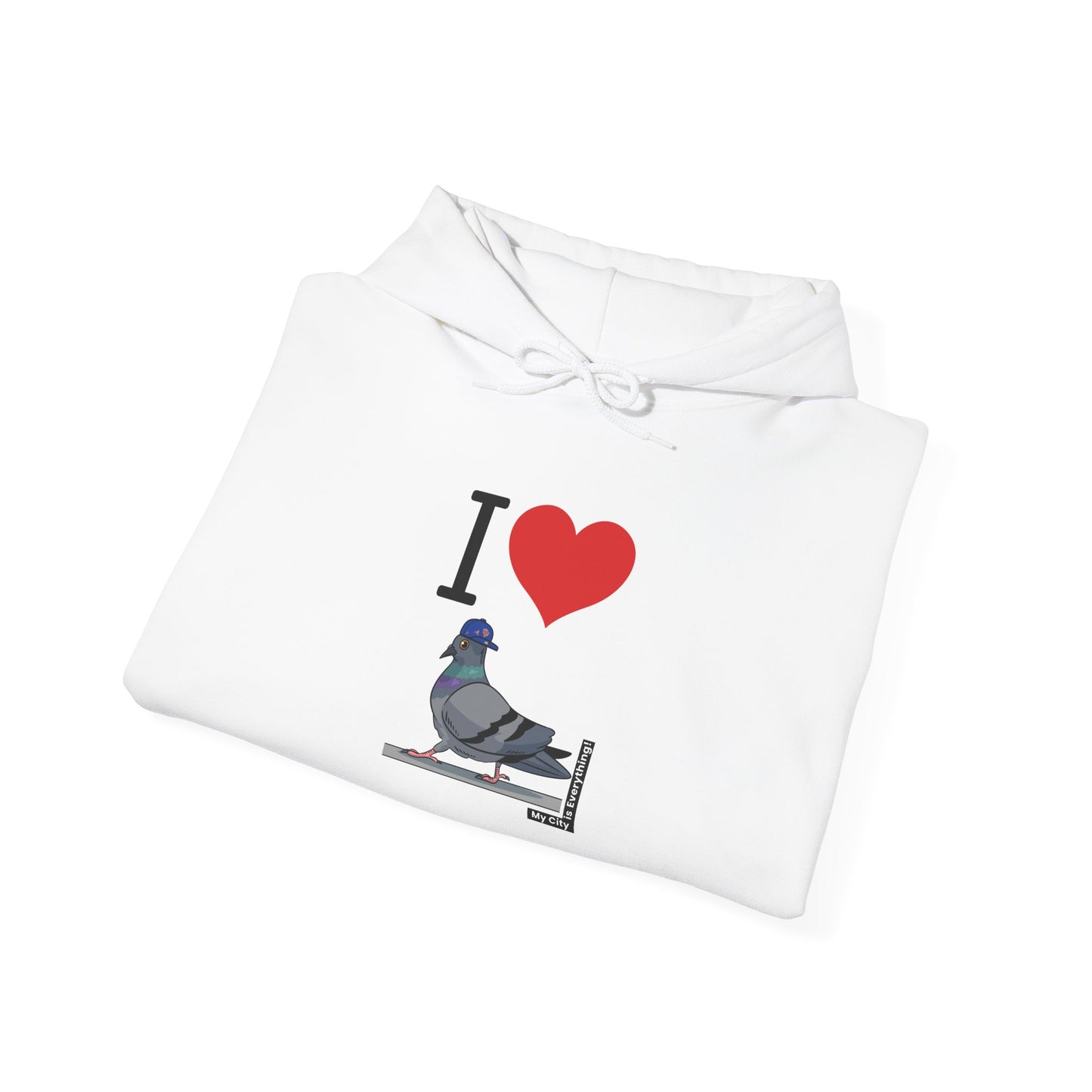 I Love My Yankees Pigeon Hoodie – Streetwise Urban Drop by My City Is Everything!