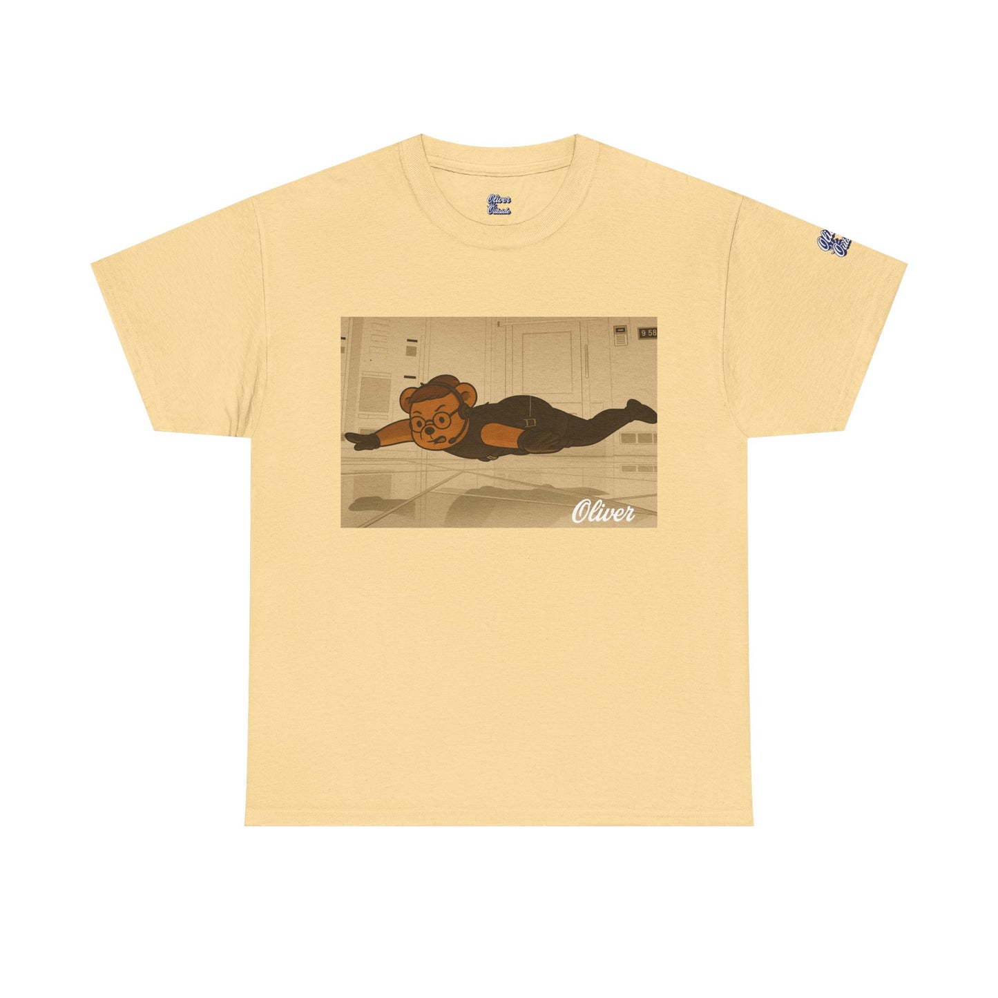 Oliver Outside Mission Impossible Parody Tee – Stealth Mode Bear