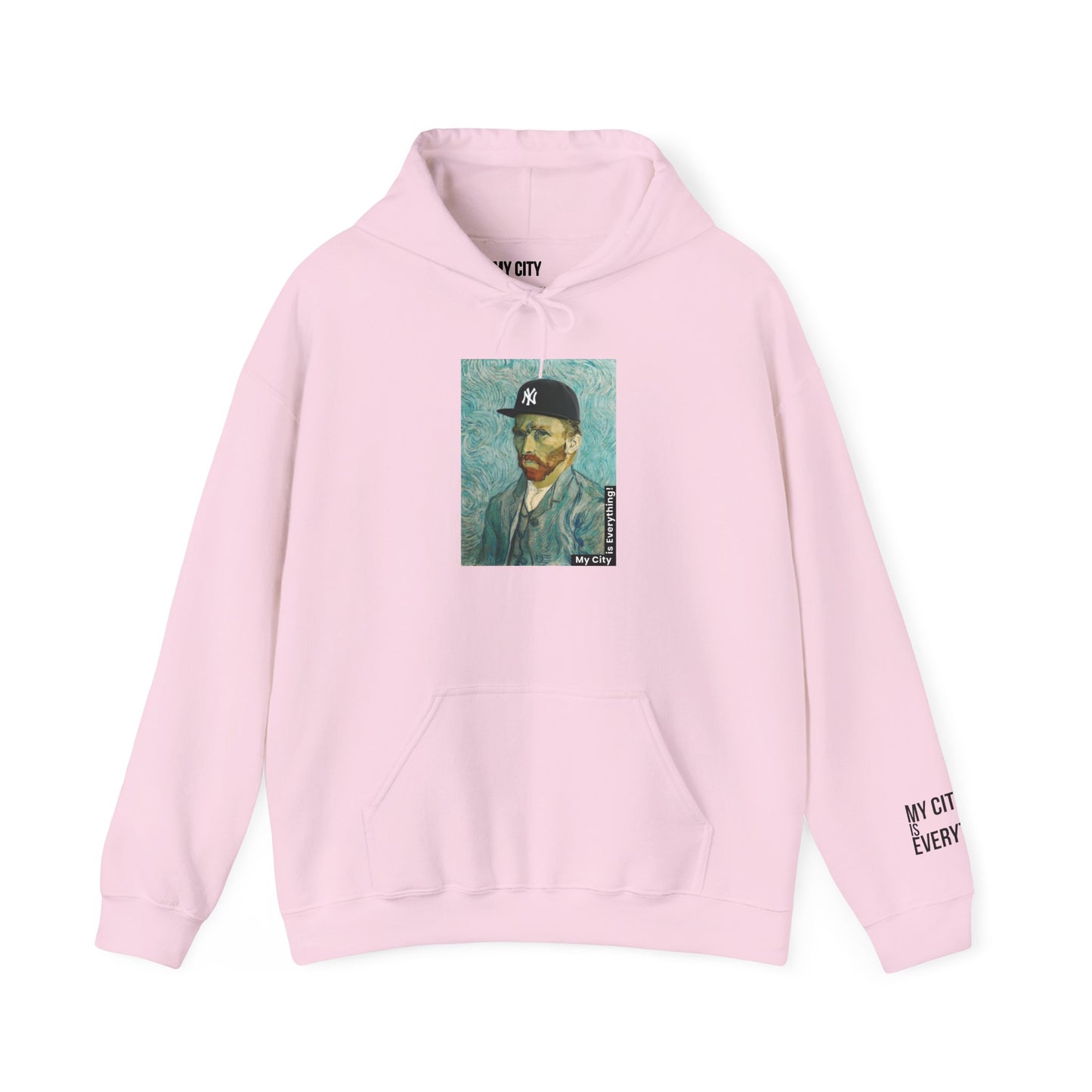 Van Gogh Yankees Hat Hoodie