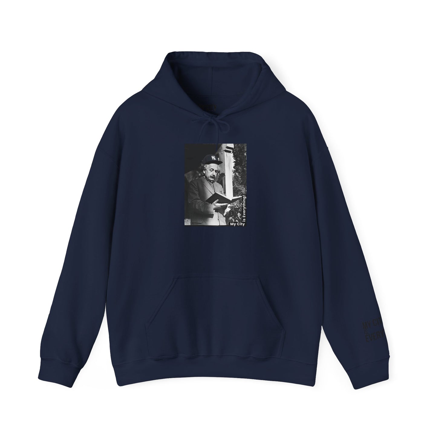Einstein x Yankees Hoodie – Genius in a Fitted | My City Is Everything!