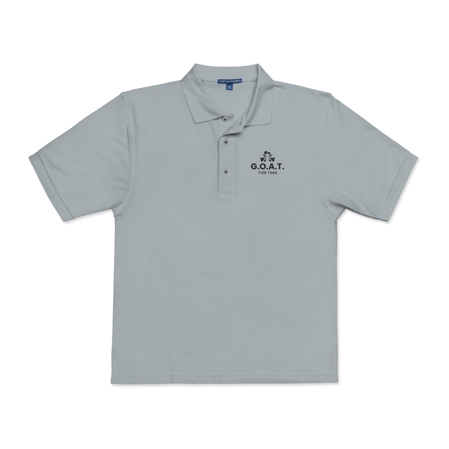 G.O.A.T. Talk Tees Embroidered Logo Polo – Clean & Classic Fit