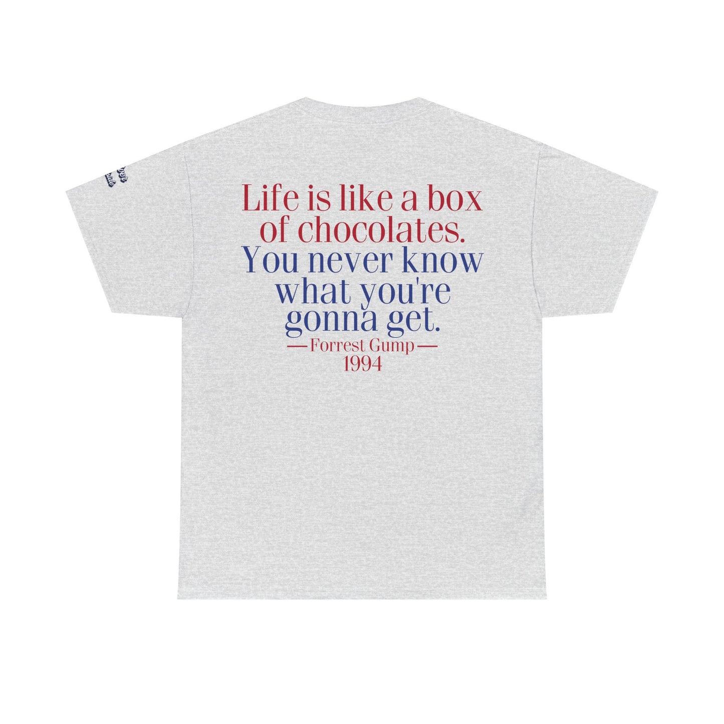 Oliver Outside Forrest Gump Parody Tee – Bench Time Classic