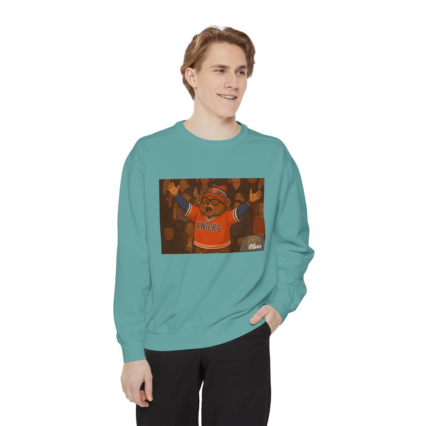 Oliver Knicks Fan Crewneck – NY Basketball Sweatshirt | Oliver Outside Collection