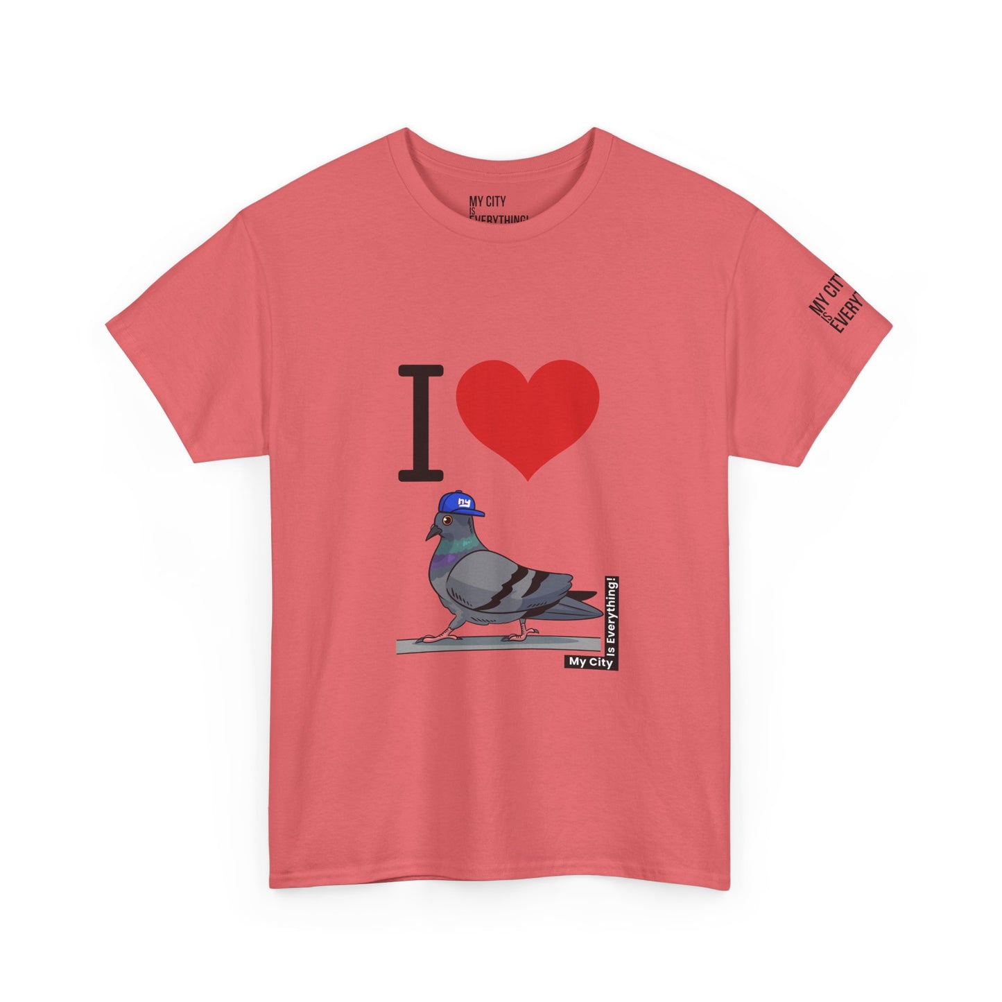 I ❤️ My City Pigeon Tee – Giants Cap Edition | My City Is Everything!