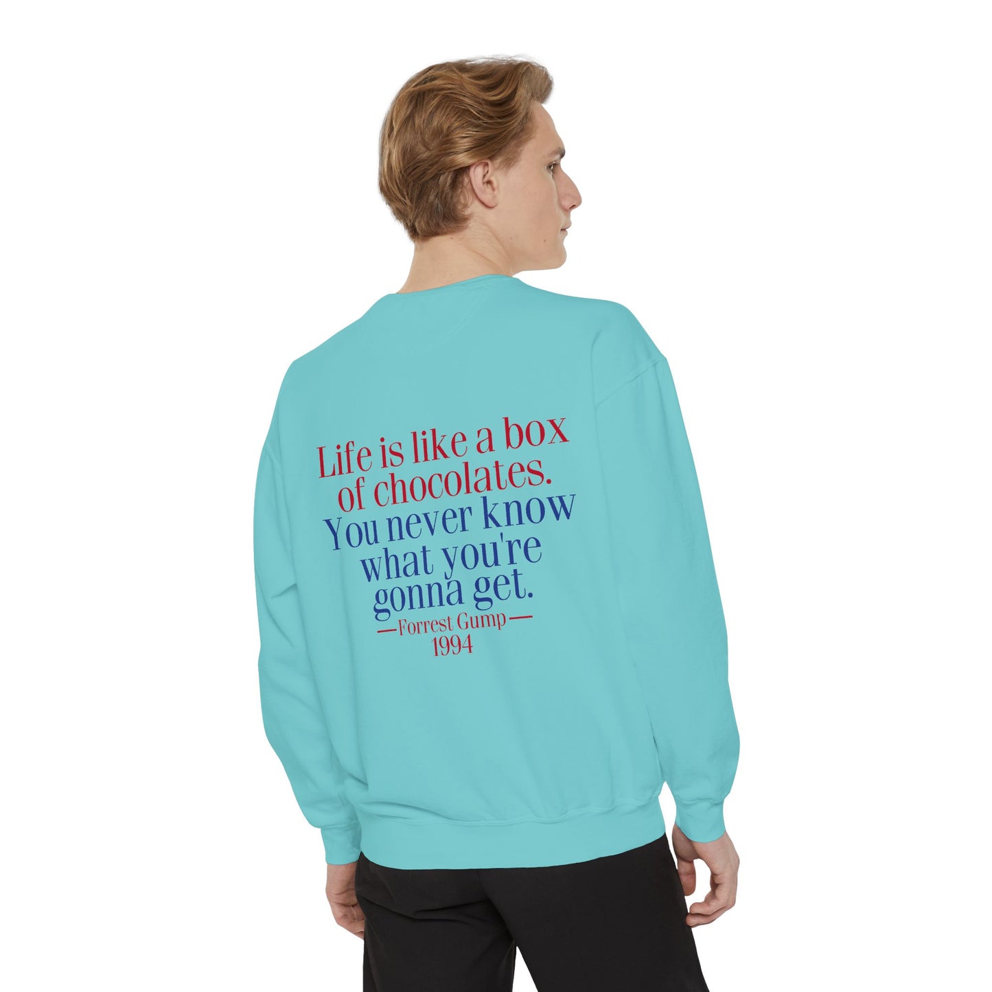 Oliver Outside Forrest Gump Parody Crewneck – Life is Bear-tiful