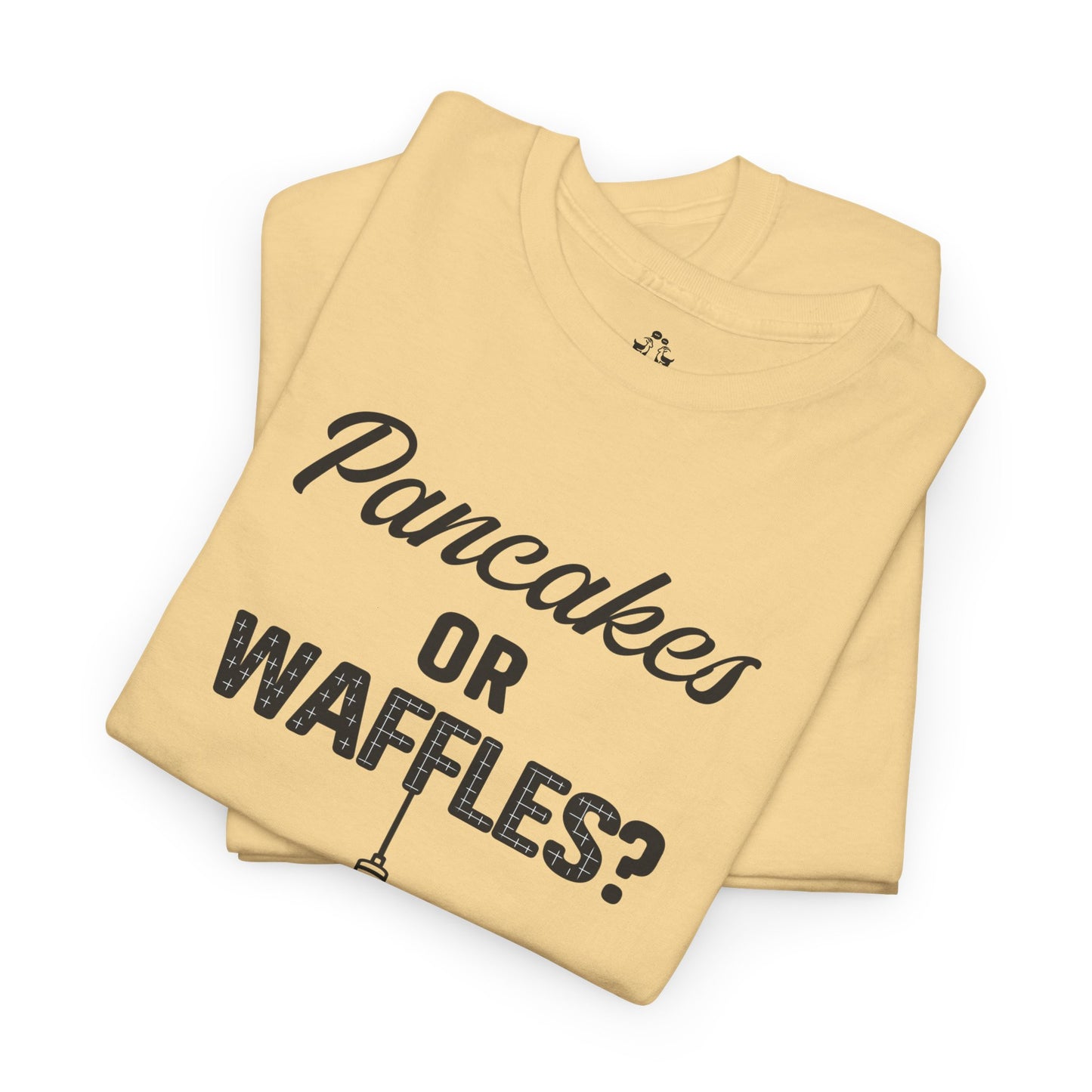 🥞/🧇Pancakes vs. Waffles Tee – Breakfast Debate Shirt