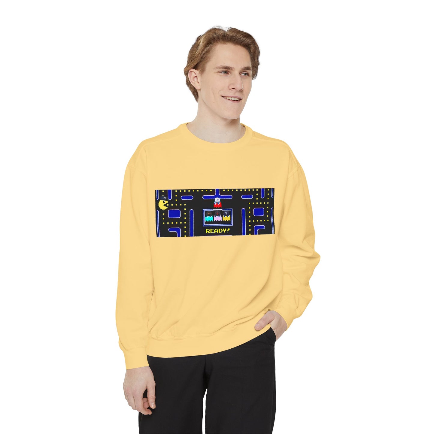 ⚾️🕹️ Retro Arcade Maze Yankee Sweatshirt – My City is Everything Crewneck