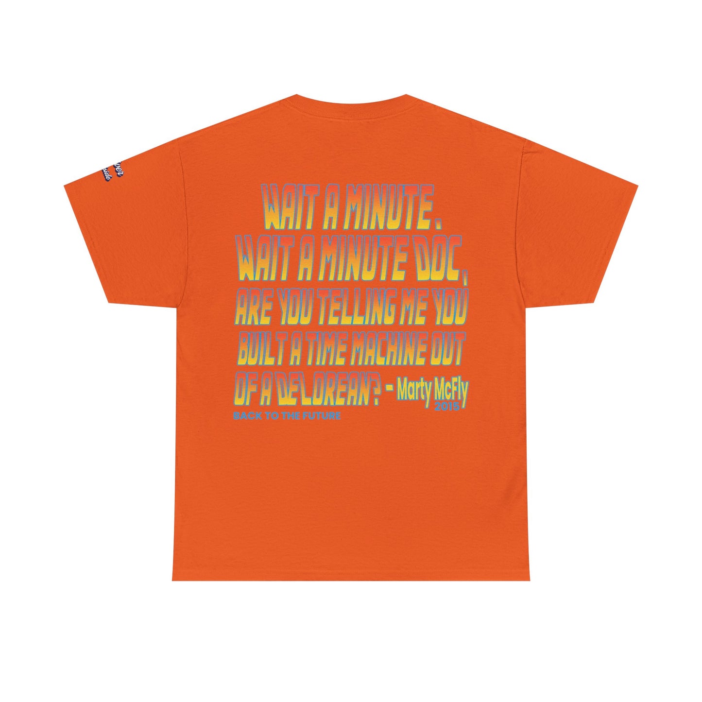 Oliver Outside Back to the Future Parody Tee – Retro Bear Style