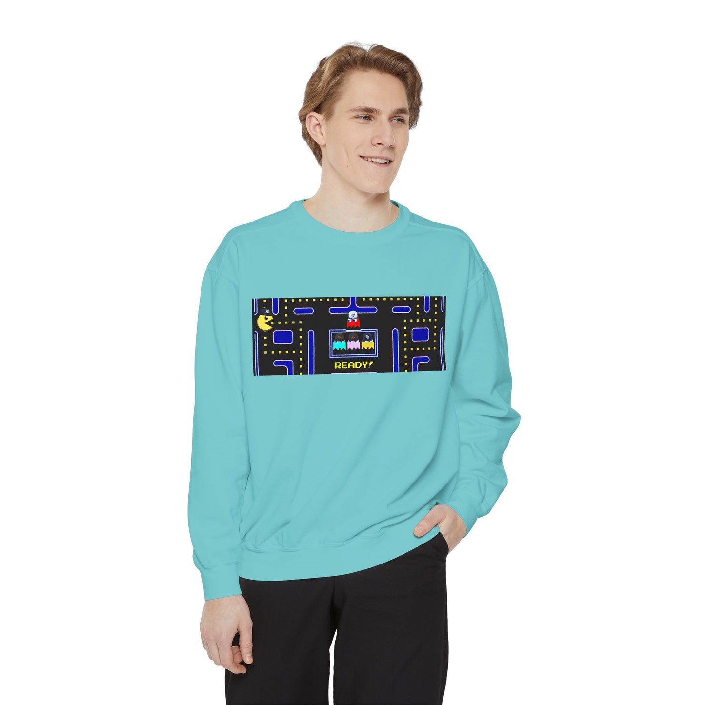 ⚾🕹️ Retro Arcade Maze Yankee Sweatshirt – My City is Everything Crewneck