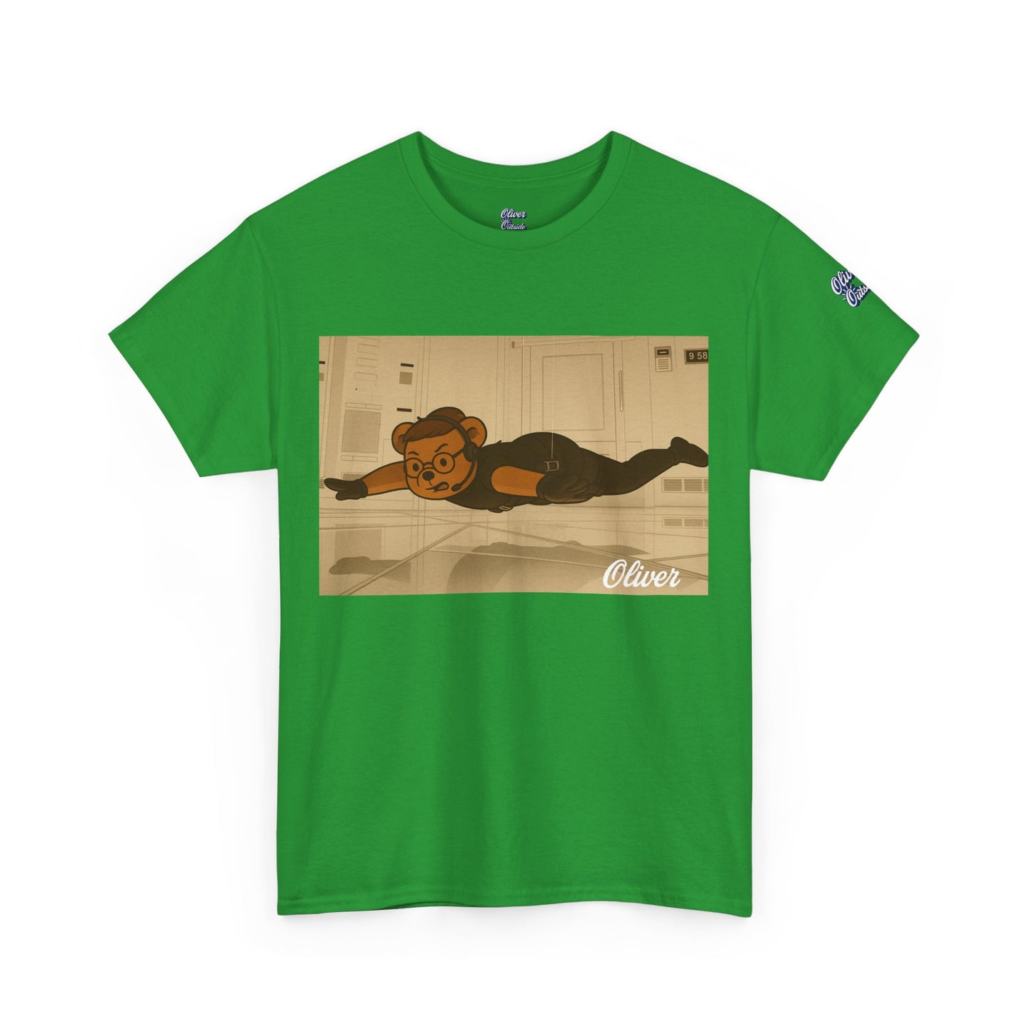 Oliver Outside Mission Impossible Parody Tee – Stealth Mode Bear